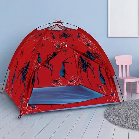 Spider Themed Play Tent for Adults Spider Web Playhouse Indoor Outdoor Games Party Pop up Foldable Tent with Storage Bag Birthday Gifts for Adults in Kuwait