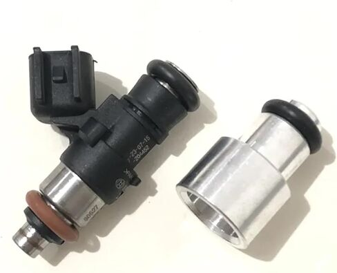 4pcs Fuel Injector Extender adpator 14mm to 14mm Compatible with Bosch Short Fuel Injector to Middle Size with oring in Kuwait