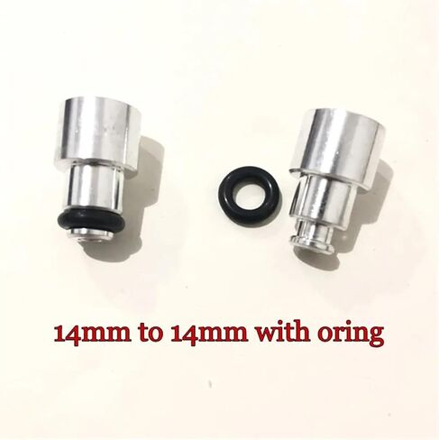 4pcs Fuel Injector Extender adpator 14mm to 14mm Compatible with Bosch Short Fuel Injector to Middle Size with oring in Kuwait