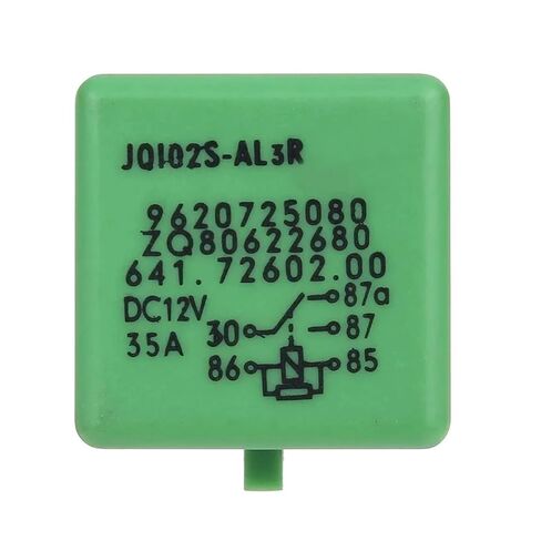 12 فولت 35A 5 دبابيس مرحل مروحة مشعاع التبريد أخضر 6547TX لـ 206 207 306 307 406 407 807 AICNRUT in Kuwait
