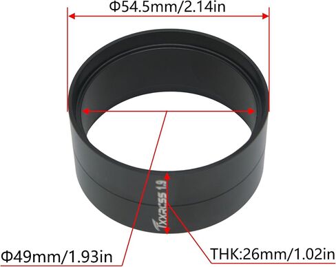 أوزان العجلات الداخلية حلقات Beadlock 89 جرام 1.9 حافة عجلة Beadlock لـ 1/10 1/18 RC ترقية السيارة الزاحفة (4 قطع) (أسود) in Kuwait