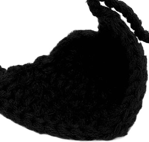 Nose Warmer, Woolen Cover for Cold Weather and Sleeping, with Soft Material for Men and Women, Protects Nose When Playing Instruments (Black) in Kuwait