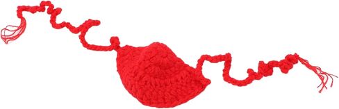 Nose Warmer, Woolen Cover for Cold Weather and Sleeping, with Soft Material for Men and Women, Protects Nose When Playing Instruments (Red) in Kuwait