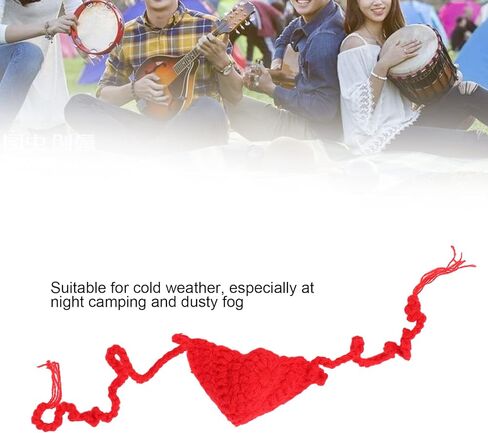 Nose Warmer, Woolen Cover for Cold Weather and Sleeping, with Soft Material for Men and Women, Protects Nose When Playing Instruments (Red) in Kuwait