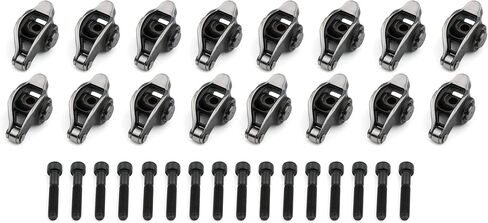 PRW Rocker Arm, Pro Series, 8 mm Pedestal Mount, 1.70 Ratio, Stainless, Natural, L92 / LS3 / LS9, GM LS-Series, Set of 16 in Saudi Arabia