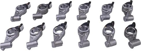 12Pcs Rocker Arm Set Compatible with Nissan 240SX Stanza 2.4L 1989-1991, for Pickup 2.4L 1989-1997, for Axxess 2.4L 1990-1995#13257-40F06 13257-40F07 13257-40F16 13257-40F17 in Kuwait