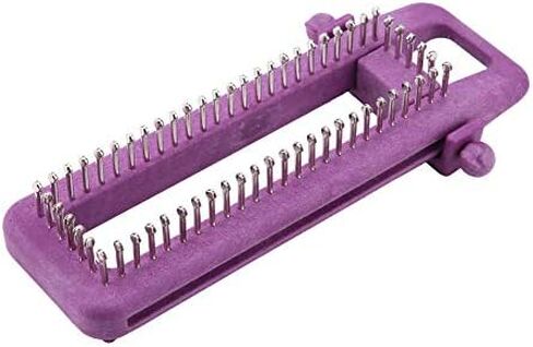Adjustable Sock Knitting Loom Kit, Reusable DIY Sock Loom for Knitting Socks, One Size Fits Kids to Adult Up to Size 42, Purple by POCREATION in Kuwait