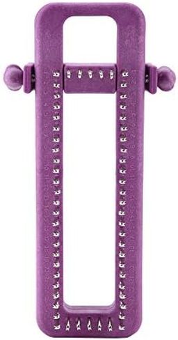 Adjustable Sock Knitting Loom Kit, Reusable DIY Sock Loom for Knitting Socks, One Size Fits Kids to Adult Up to Size 42, Purple by POCREATION in Kuwait