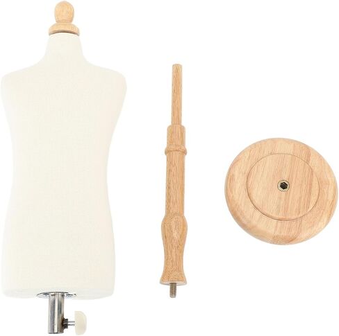 M Body Dr Form with Stand Hing Mannequin Torso Fo Sewing Display - Fixable Eleg Versatile Dr Model in Kuwait