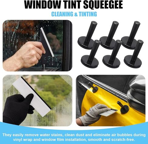 Boao 65 Pcs Car Vinyl Wrap Applicator Tool Kit Car Wrapping Tools Window Tint Tools with Gloves Vinyl Wrap Magnetic Holder for Window Wrapping Tinting in Kuwait