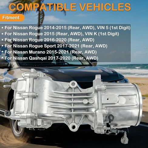 38300-4BF0A Rear Differential Assembly Carrier AWD Ratio 5.173 for Nissan Rogue 2014-2020, Rogue Sport 2017-2021, Murano 2015-2021, Qashqai 2017-2020 24027-7FV0A 440-59434 in Saudi Arabia