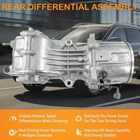 38300-4BF0A Rear Differential Assembly Carrier AWD Ratio 5.173 for Nissan Rogue 2014-2020, Rogue Sport 2017-2021, Murano 2015-2021, Qashqai 2017-2020 24027-7FV0A 440-59434 in Saudi Arabia