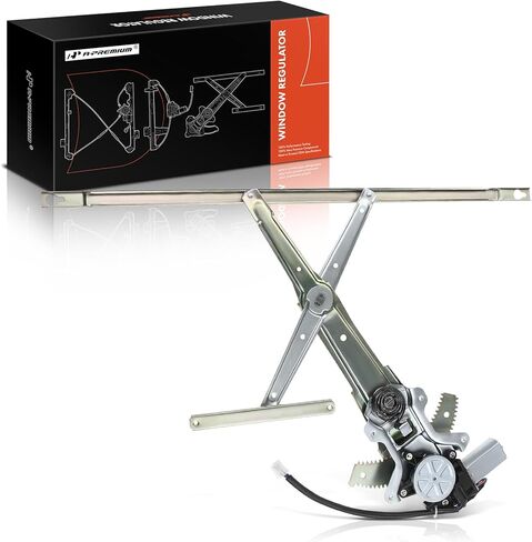 A-Premium Power Window Regulator with Motor Front Passenger Side Compatible with Honda Accord 1987-1989 in Kuwait