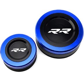 متوافق مع 2025 S1000RR S 1000 RR 2009-2024 2025 2026 M1000RR S1000R 2016-2020 CNC للدراجات النارية الخلفية الأمامية سائل الفرامل غطاء غطاء الخزان (أزرق) in Kuwait