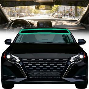 AUTOTEK Front Windshield Strip Tint for Nissan Altima Sedan 2019-2025, Custom Fit and Easy Installation, Anti-Glare and UV Protection Precut Window Tint Film Sun Screen for Car Accessory, Black in Kuwait