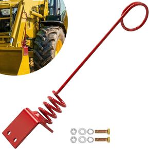 Hydraulic Hose Holder Tractor - 0.3" (8cm) Thick Plate Hydraulic Hose Saver, Bolt-On/Weld-On Hydraulic Hose Hanger Clamp, Rust-Proof | Heavy Duty for Skid Steer & Outdoor Use 1PC Red in Saudi Arabia