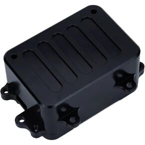 مكونات محورية لـ SCX10 لـ D90 D110 1/10 CNC صندوق استقبال سبائك الألومنيوم ESC معدات صينية إلكترونية سيارة RC لزاحف الصخور (رمادي داكن) in Kuwait