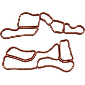 Engine Oil Filter Housing Gasket Set, Oil Cooler Gasket Replace OE Number 2721840080 2721840280 Compatible with Mercedes-Benz M272 Engine C300 3.0L V6, CLK350 3.5L V6 CLK550 CLS550 C350 3.5L V6 in Saudi Arabia