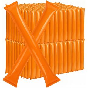 ZenNex 240 Pack Thunder Sticks Cheering Sticks Solid Color Thicken Plastic PE Inflatable Noise Makers Individually Wrapped for Sports Football Parties and Celebrations in Saudi Arabia
