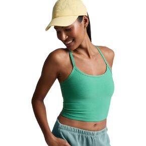 تيشيرت نسائي من Beyond Yoga بتصميم Spacedye Slim Racerback قصير بدون أكمام مرجاني متوهج منقط صغير in Saudi Arabia