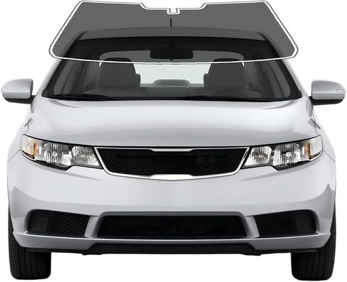 غشاء تظليل النافذة مسبق القطع من AUTOTEK لسيارة KIA Forte Seden 2010-2013 الزجاج الأمامي الخلفي 20% VLT 2Ply مضاد للكسر، كتلة للأشعة فوق البنفسجية، حماية الخصوصية، سهل التركيب، لا حاجة للتشذيب، تقليل الحرارة والوهج in Kuwait