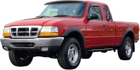 طبقة تظليل نافذة مسبقة القطع لسيارة Ford Ranger ممتدة 1998-2000 من جميع الجوانب + الزجاج الأمامي الخلفي 35% VLT 2Ply مضاد للكسر، كتلة للأشعة فوق البنفسجية، حماية للخصوصية، سهل التركيب، لا حاجة للتشذيب، تقليل الحرارة والوهج in Kuwait