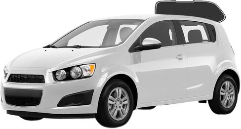 غشاء ملون للنافذة مسبقًا لسيارة Chevy Sonic Hatch 2012-2020 للزجاج الأمامي 35% VLT 2Ply مضاد للكسر، كتلة للأشعة فوق البنفسجية، حماية للخصوصية، سهل التركيب، لا حاجة للتشذيب، تقليل الحرارة والوهج in Kuwait
