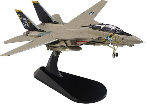 مقياس 1:100 F-14 F-14A نموذج طائرة مقاتلة معدنية جولي روجر نماذج طائرات عسكرية مصبوبة للتجميع أو الهدايا in Kuwait