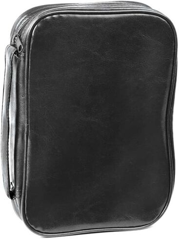 Black Leatherette Bible Cover Case with Handle, (Maxi) 2X-Large in Saudi Arabia