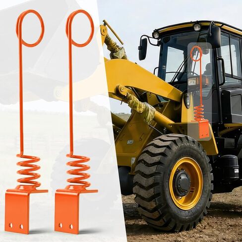 Hydraulic Hose Holder Tractor - 0.3" (8cm) Thick Plate Hydraulic Hose Saver, Bolt-On/Weld-On Hydraulic Hose Hanger Clamp, Rust-Proof | Heavy Duty for Skid Steer & Outdoor Use 1PC Red in Saudi Arabia