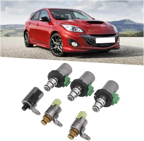 6 قطعة 48420K-R التحول الملف اللولبي مجموعة 4F27E استبدال متوافق ل 2 3 5 6 CX-7 MPV قطع غيار السيارات تحويل الملف اللولبي in Kuwait