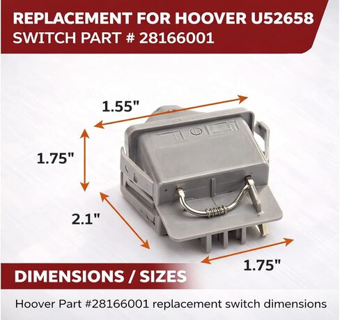 Replacement of Hoover U52658 Switch #28166001 in Kuwait