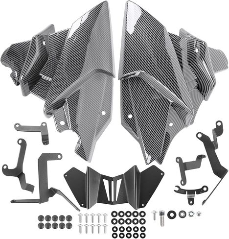 Motorcycle Engine Guard Belly Pan Spoiler Lower Fairing Fits for MT09 MT-09 SP Tracer 9/GT 2021 2022 2023 2024 2025 ABS Bellypan Body Frame Panel Kit Cowling Protector (Carbon Fiber Look) in Kuwait