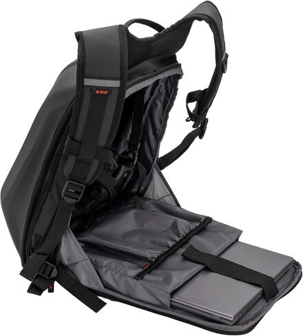 LS2 Helmets Shield Backpack (Black) in Kuwait