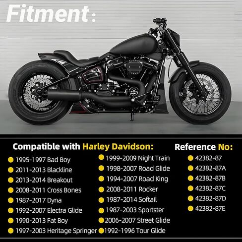 Rear Brake Master Cylinder Rebuild Kit Compatible with Harley Davidson Softail,Dyna,FXR, Electra/Tour/Street/Road Glide, Road King, Sportster, Replaces 42382-87 DS-195059 in Kuwait