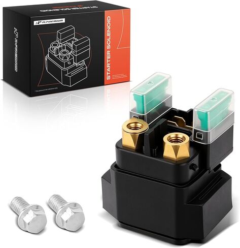 A-Premium 24V Starter Solenoid Relay Compatible with Yamaha ATV YFM 350 400 450 660 Raptor Grizzly Kodiak Wolverine Big Bear 2002 2003 2004 2005 2006 2007 2008 2009 in Kuwait