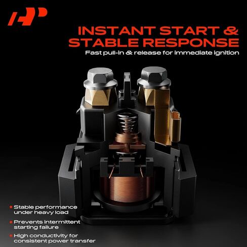 A-Premium 24V Starter Solenoid Relay Compatible with Yamaha ATV YFM 350 400 450 660 Raptor Grizzly Kodiak Wolverine Big Bear 2002 2003 2004 2005 2006 2007 2008 2009 in Kuwait