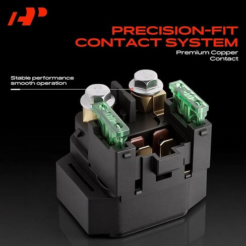 A-Premium 24V Starter Solenoid Relay Compatible with Yamaha ATV YFM 350 400 450 660 Raptor Grizzly Kodiak Wolverine Big Bear 2002 2003 2004 2005 2006 2007 2008 2009 in Kuwait