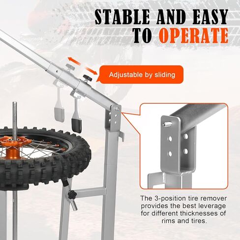 Portable Hand Bead Breaker Mounting Tool for Motorcycle 16in to 21in Wheels Portable Hand Bead Breaker Tire Machine for Home Garage Small Auto Shop in Kuwait