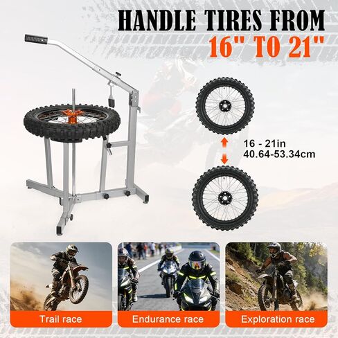 Portable Hand Bead Breaker Mounting Tool for Motorcycle 16in to 21in Wheels Portable Hand Bead Breaker Tire Machine for Home Garage Small Auto Shop in Kuwait