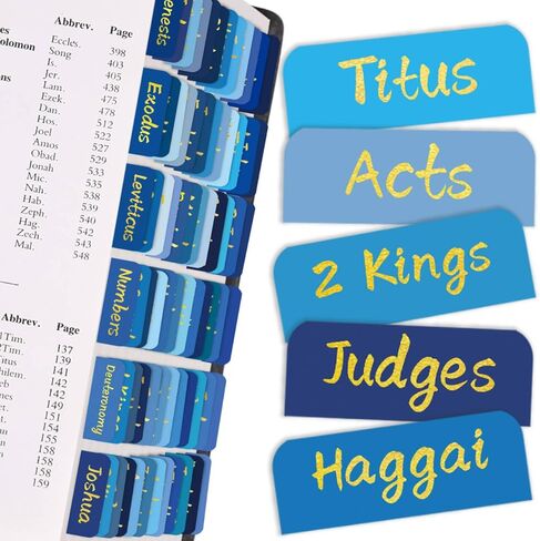 Bible Tabs,Laminated Tab for Women and Men,Reposition Large Print Stickers,Easy to Read and Apply Bible Index Tabs,Easy Navigation and Quick Reference,Little Flower in Saudi Arabia