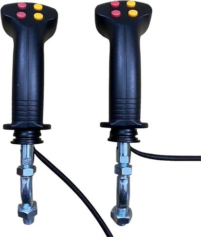 4-Button Grab Handle Wheel Excavator Modified with Wood Grab Iron Grab Wood Grab Steel Grab Control Lever(4 Buttons 2pcs) in Kuwait