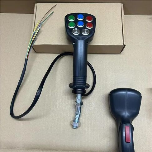 1pc for Excavator Parts Logging Iron Stone Tools Agricultural Harvester Electric Control 9 Button Joystick Handle Glue Gear in Kuwait