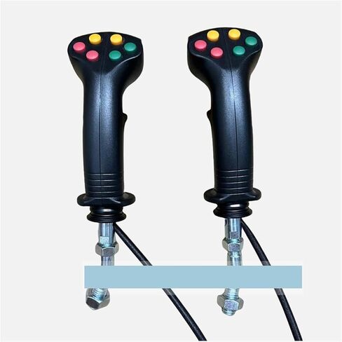 for Excavator Parts Logging Iron Stone Tools Agricultural Harvester Electric Control 6 Button Joystick Handle Glue Gear(2PCS) in Kuwait