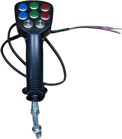 for Excavator Parts Logging Iron Stone Tools Agricultural Harvester Electric Control 8 Button Joystick Handle Glue Gear in Kuwait