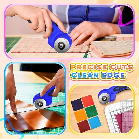 DIYSELF Rotary Cutter with 5 Pack 45 mm Rotary Cutter Blades in Kuwait