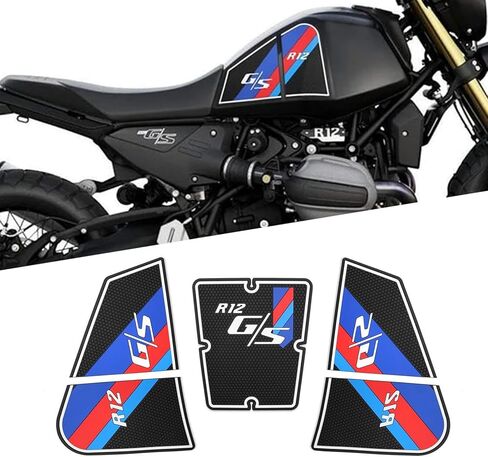 for R12GS R12G S R12 G/S 2025 2026 Motorcycle Rubber Tank Pad Sticker Side Tank Pad Anti Scratch Decal Non-Slip Sticker in Kuwait