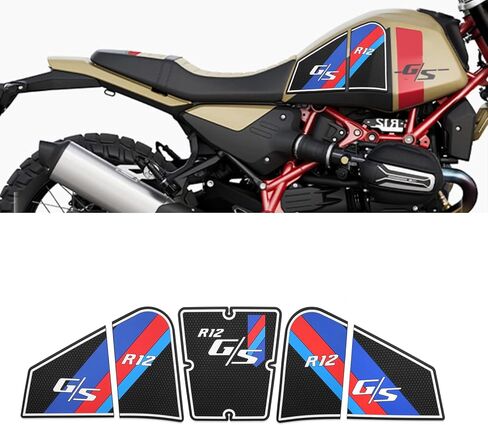 for R12GS R12G S R12 G/S 2025 2026 Motorcycle Rubber Tank Pad Sticker Side Tank Pad Anti Scratch Decal Non-Slip Sticker in Kuwait