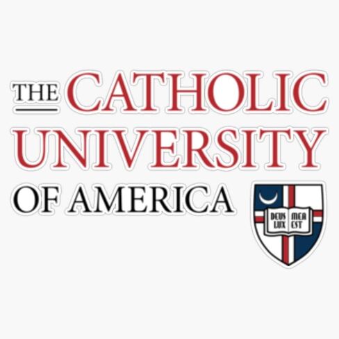 ملصق الجامعة الكاثوليكية الأمريكية ملصقات للسيارة متعددة الأشكال ملصق حائط من الفينيل‏ 5" in Kuwait