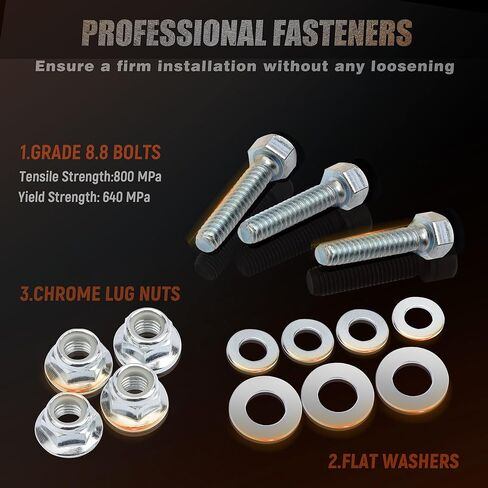 2'' Front Leveling Kit for 2014-2024 Ram 2500 4WD, 2013-2024 Ram 3500 4WD, Heavy Duty Steel Front Struct Spacers, Shock Extension Brackets Inlcuded in Kuwait